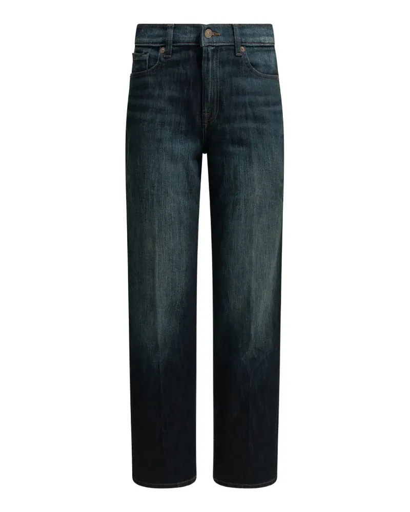 7 for all mankind Stovepipe straight-leg jeans - Blau Blau