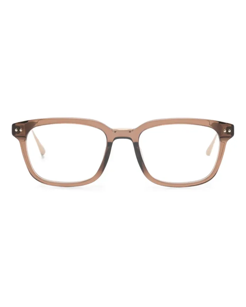 Linda Farrow Mauro Brille mit eckigem Gestell - Braun Braun