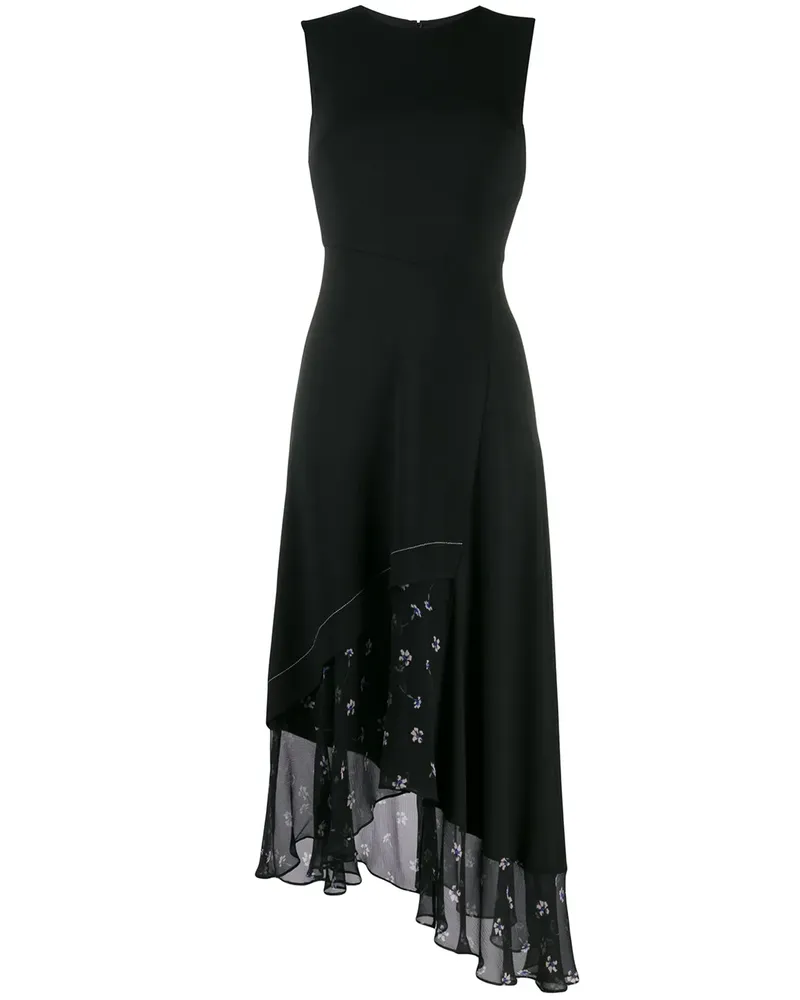 Markus Lupfer Kleid mit Blumenmuster - Schwarz Schwarz