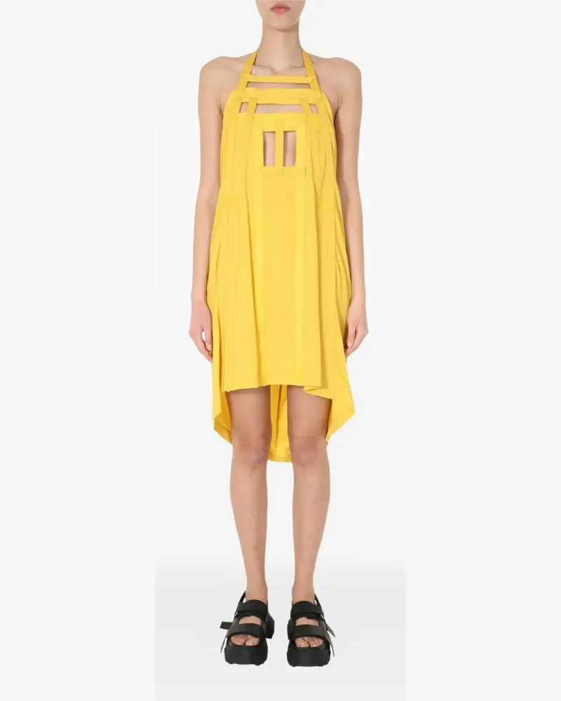 Rick Owens Ärmelloses Minikleid - Gelb Gelb
