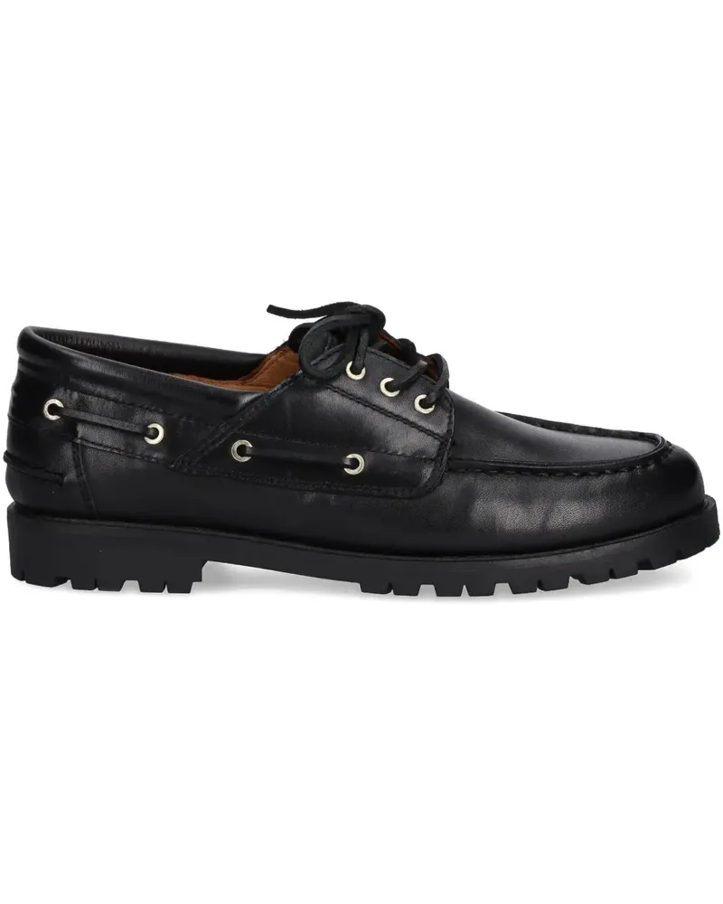 Vagabond Joslyn Segelschuhe aus Leder - Schwarz Schwarz