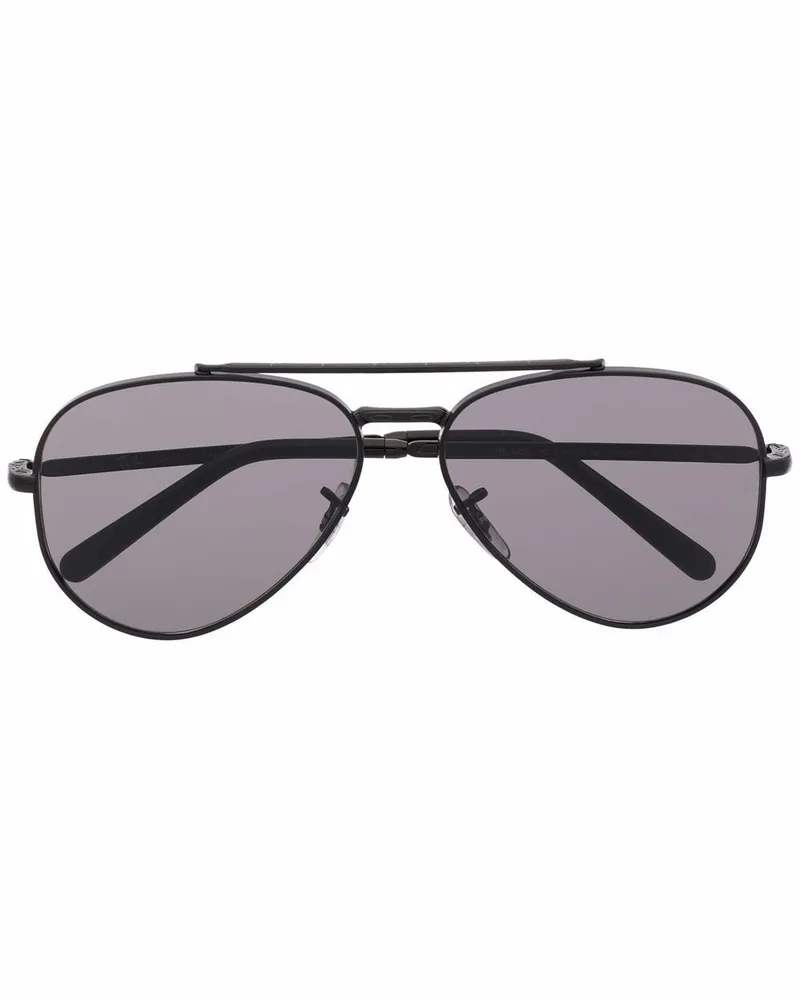 Ray Ban Getönte Pilotenbrille - Schwarz Schwarz