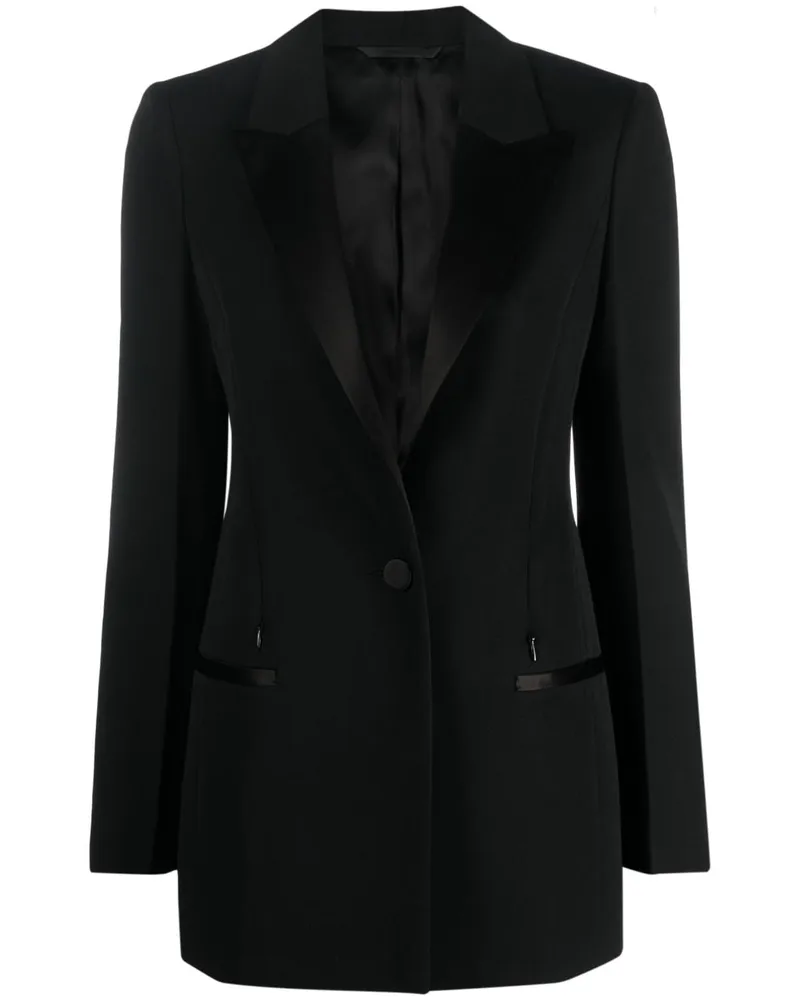 Givenchy Einreihiger Blazer - Schwarz Schwarz