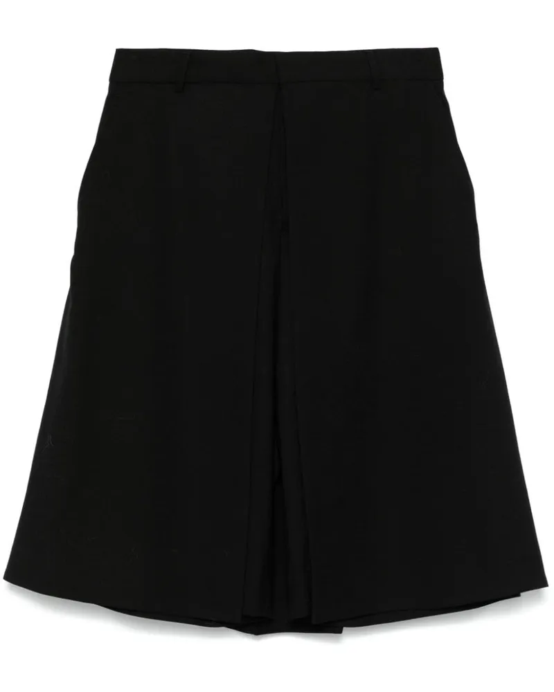 AMI Paris Shorts mit Einsätzen - Schwarz Schwarz