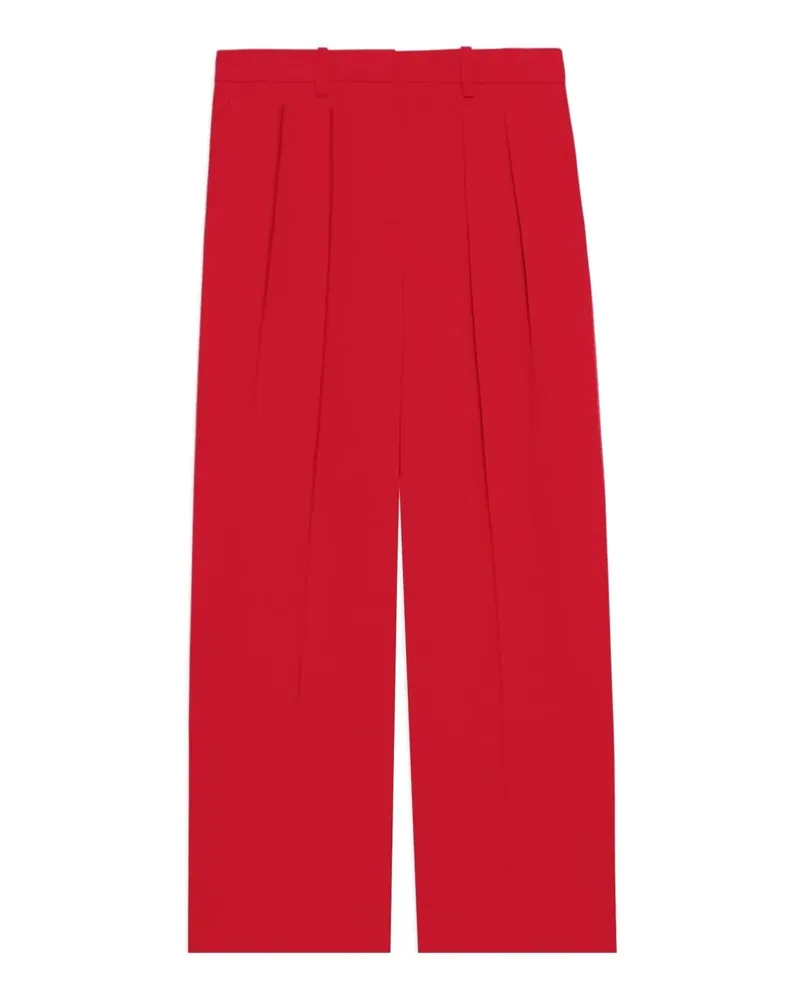 Theory Plissierte Hose - Rot Rot
