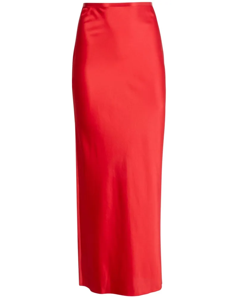 Fleur Du Mal Rock aus Satin - Rot Rot
