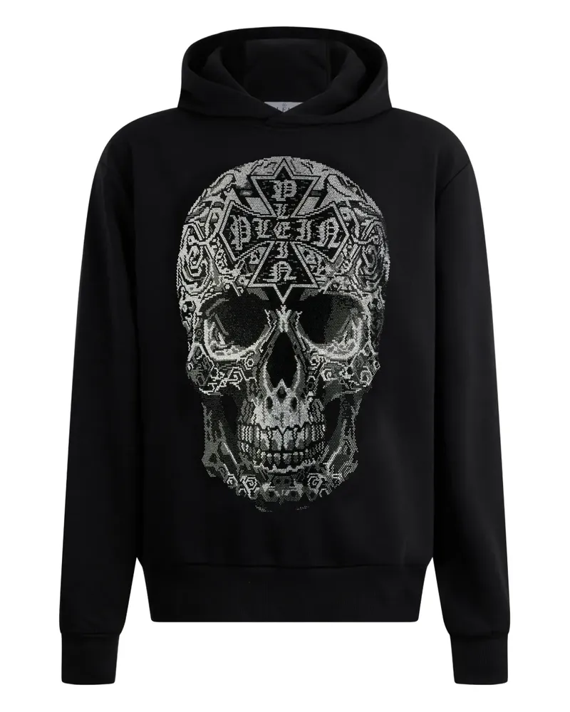 Philipp Plein gothic-skull hoodie - Schwarz Schwarz