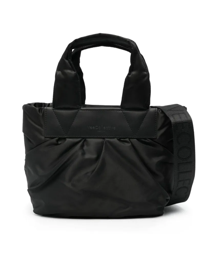 VeeCollective Kleiner Cabas Shopper - Schwarz Schwarz