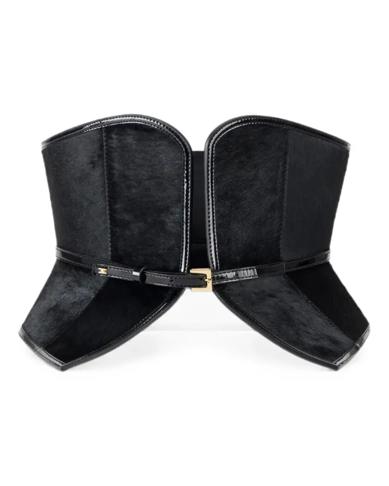 Elisabetta Franchi Gürtel im Bustier-Style - Schwarz Schwarz