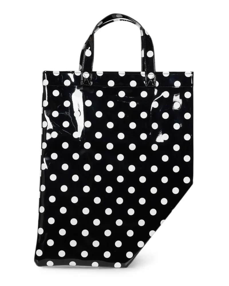 Comme des Garçons Asymmetrischer Tote Bag - Schwarz Schwarz