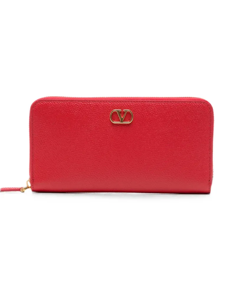 Valentino Garavani VLogo Signature leather wallet - Rot Rot