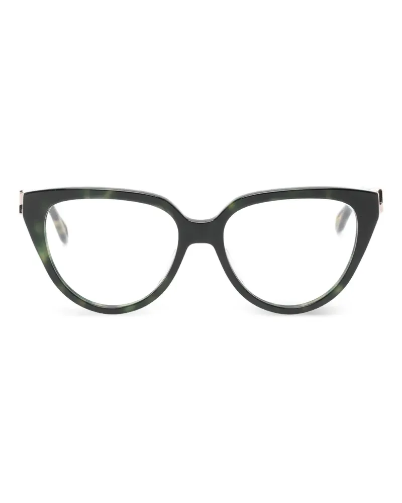 Zadig & Voltaire tortoiseshell-effect cat-eye glasses - Grün Grün