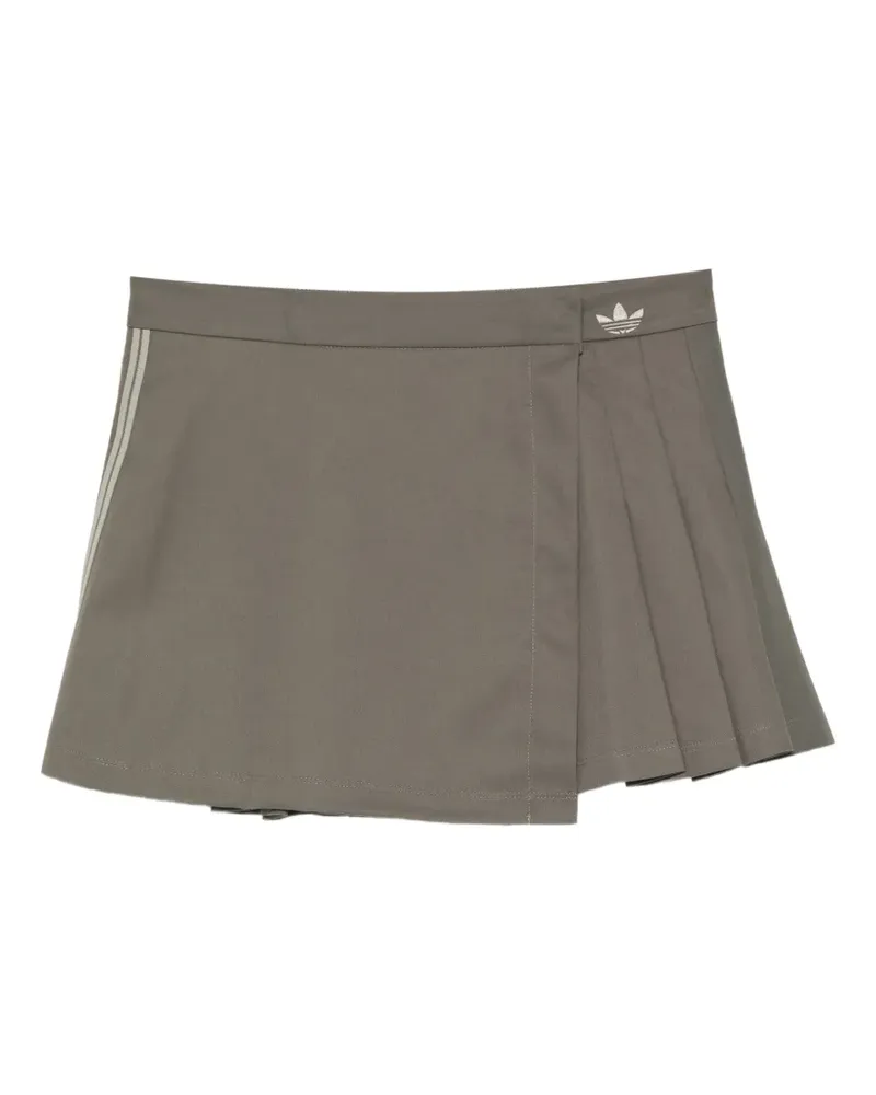 adidas Kurzer Plissee-Wickelrock - Grün Grün