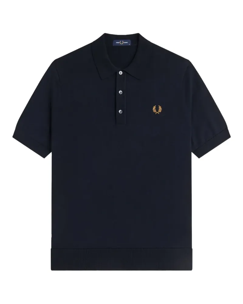 Fred Perry x Medina Poloshirt mit Logo-Stickerei - Blau Blau