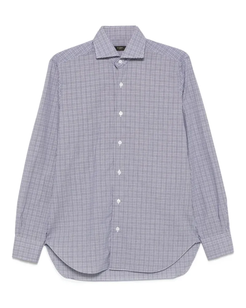 BARBA Kariertes Hemd - Blau Blau