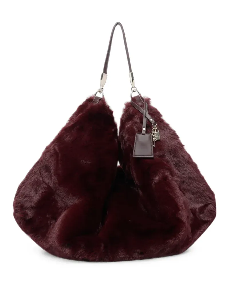 Liu Jo faux-fur tote bag - Rot Rot