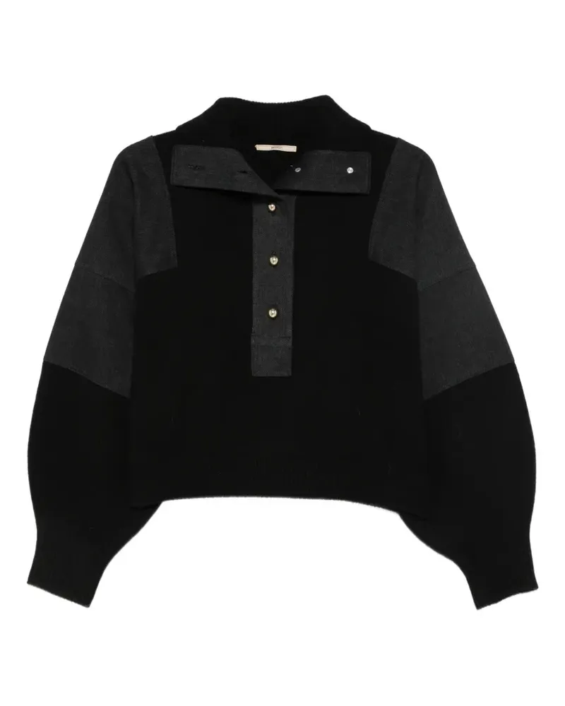 Sessùn colour-block high-neck sweater - Grau Grau