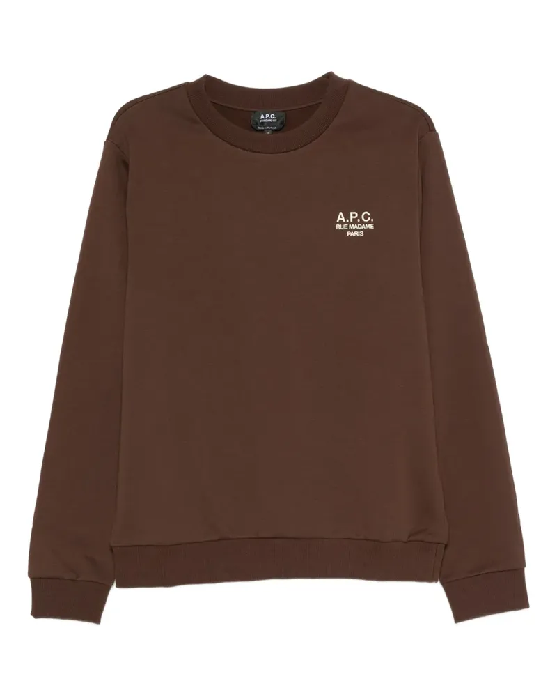 A.P.C. Standard Rue Madame Sweatshirt - Braun Braun