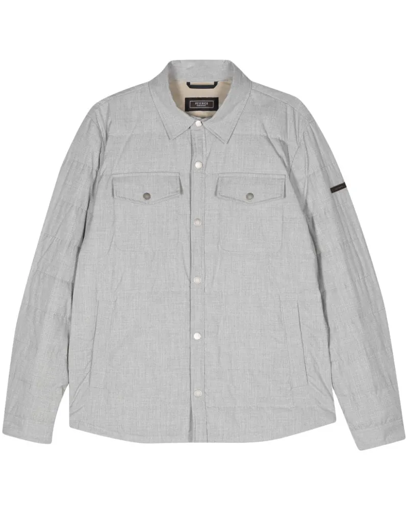 Peserico Gefütterte Hemdjacke - Grau Grau
