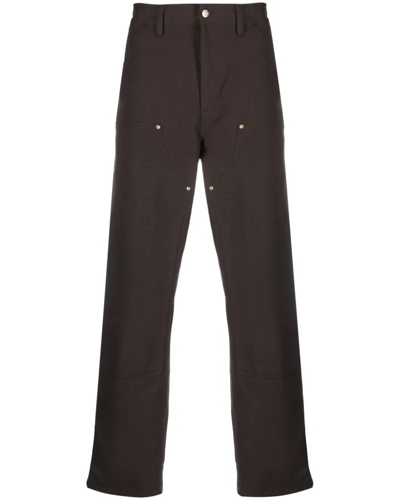 Carhartt WIP Double Knee Straight-Leg-Hose - Braun Braun