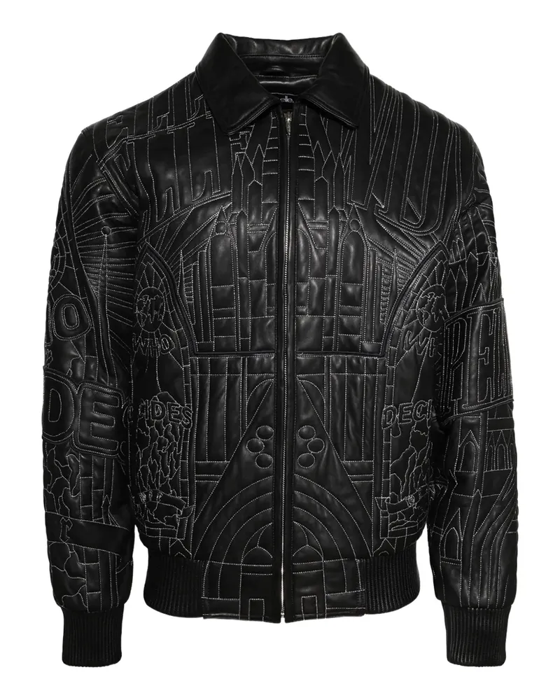 WHO DECIDES WAR x PP Cathedral Bomberjacke - Schwarz Schwarz