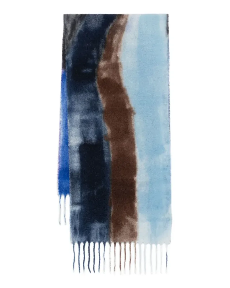 Altea Schal mit abstraktem Print - Blau Blau