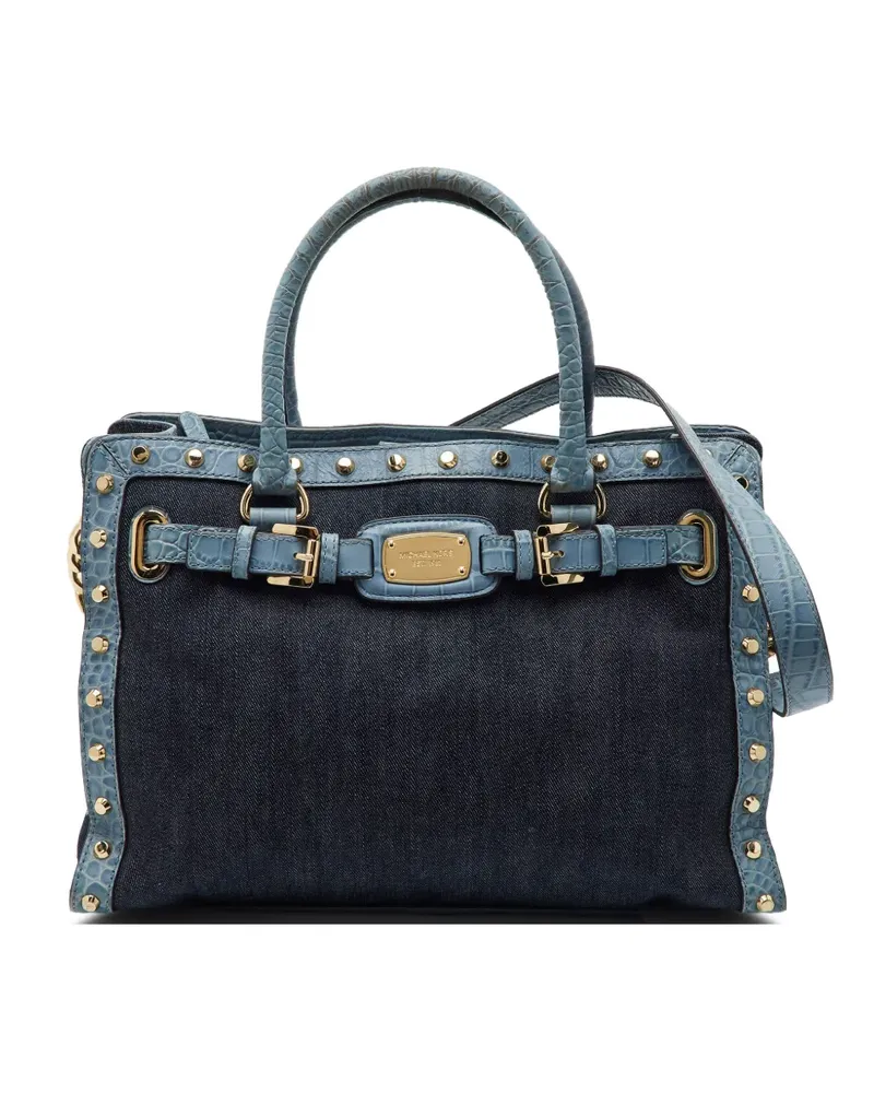 Michael Kors Hamilton Tote Bag mit Nieten - Blau Blau