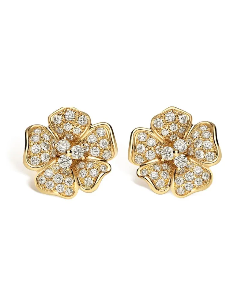 LEO PIZZO 18kt Gelbgoldohrringe mit Diamanten Gold