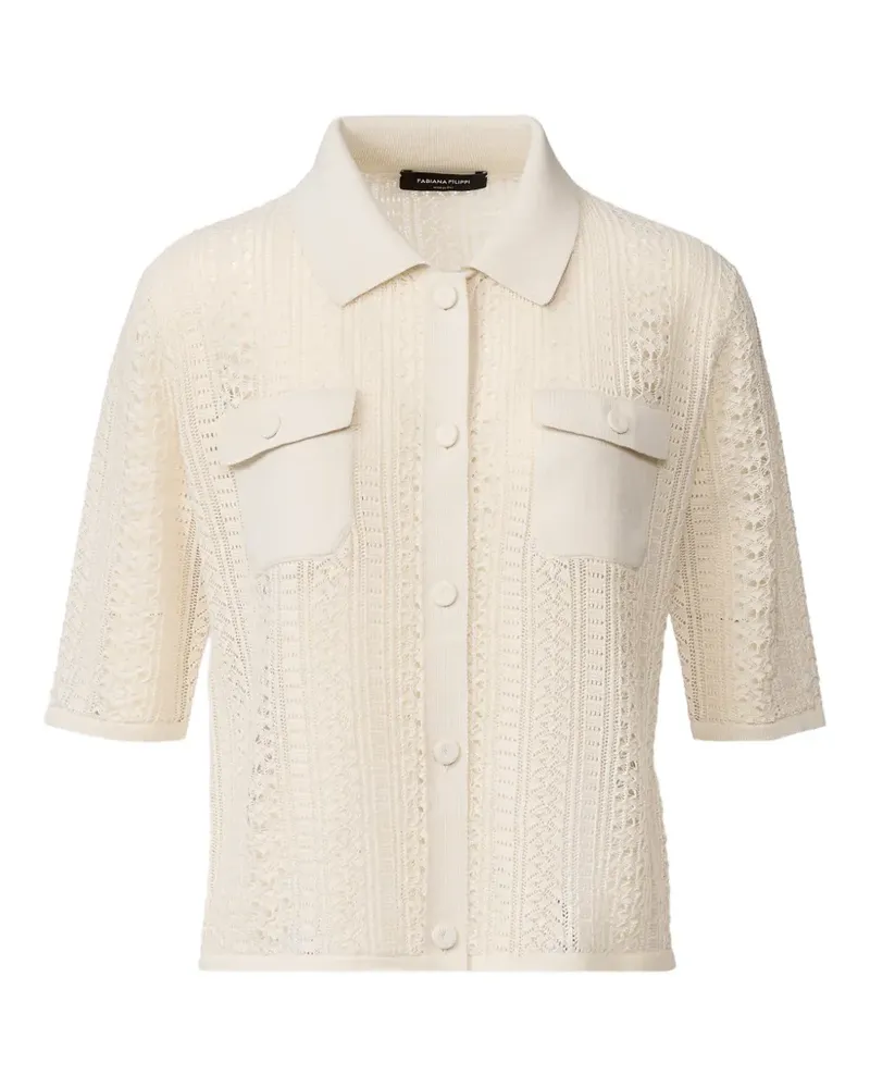 Fabiana Filippi Hemd mit Tasche - Nude Nude