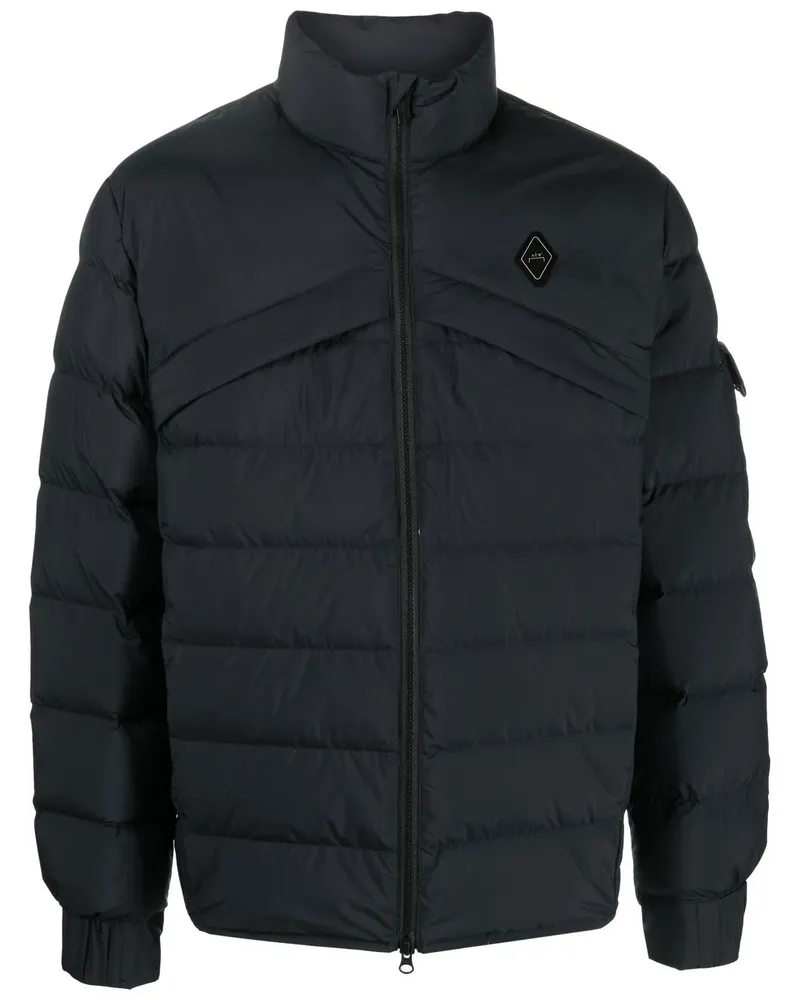 ACW* Gefütterte Jacke mit Logo-Print - Schwarz Schwarz