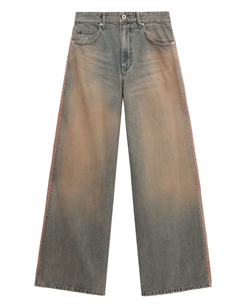 WE 11 DONE Ausgeblichene Jeans - Nude Nude