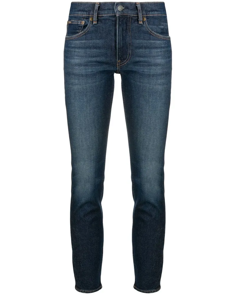 Ralph Lauren Halbhohe Cropped-Jeans - Blau Blau