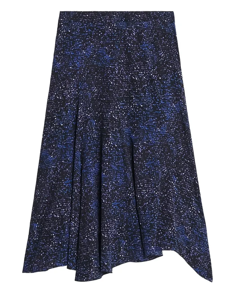 Isabel Marant sequin-pattern midi skirt - Blau Blau