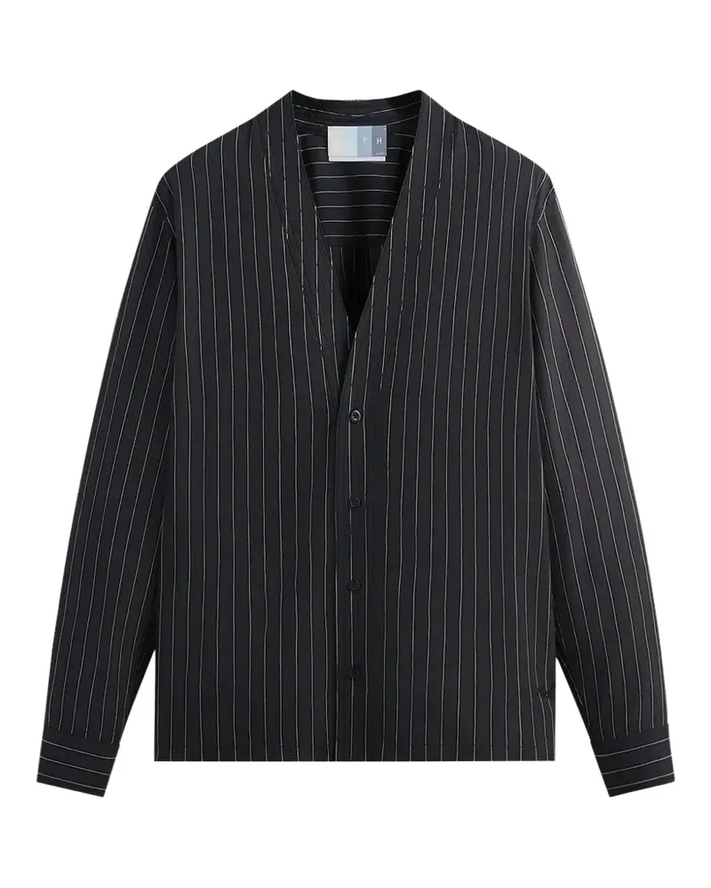 KITH stripe sullivan gi shirt - Schwarz Schwarz