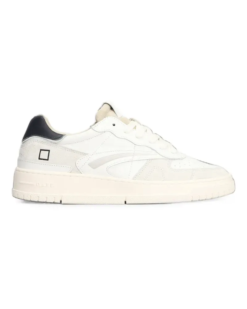 D.A.T.E. Perforierte Torneo Pure Sneakers - Weiß Weiß