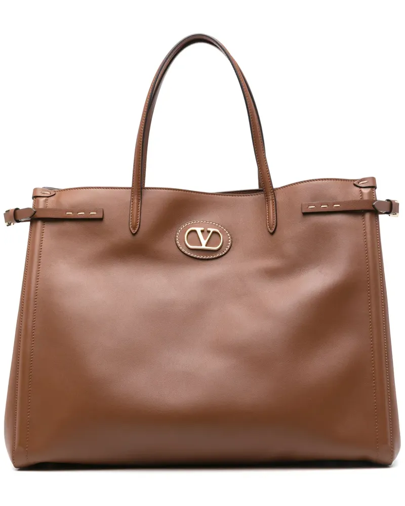 Valentino Garavani Mittelgroße Antibes Tote Bag - Braun Braun