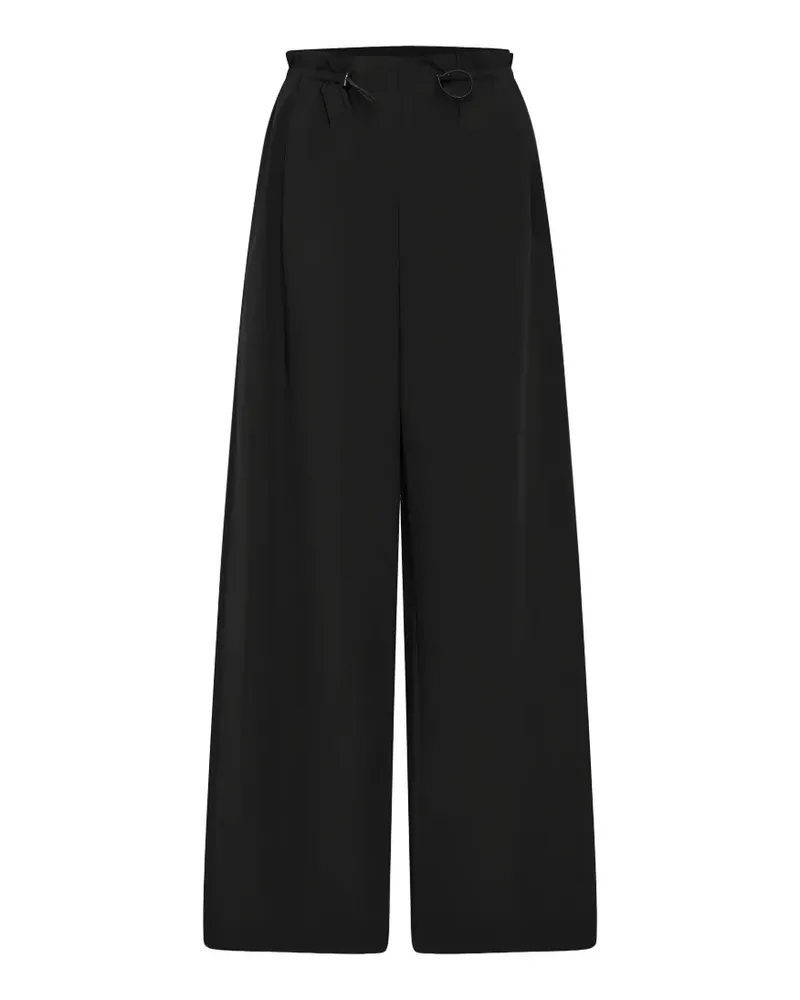 St. Agni Petit paperbag-waist drawstring trousers - Schwarz Schwarz