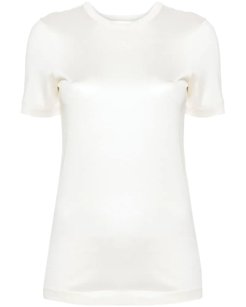 Loewe T-Shirt mit Stickerei - Nude Nude