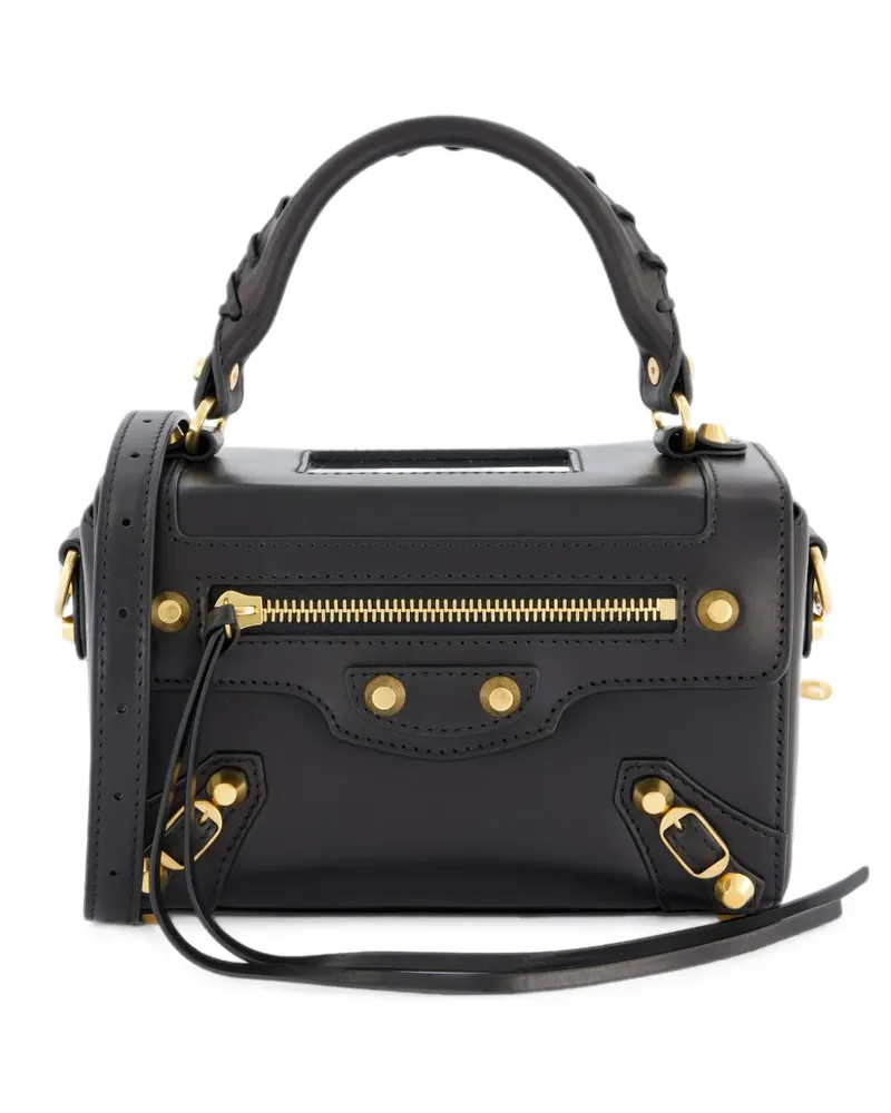 Balenciaga Le City Sleek Box Mini-Tasche - Schwarz Schwarz