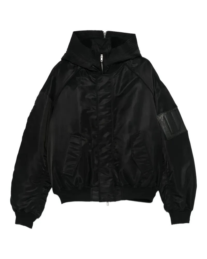 JUUN.J Kapuzenjacke mit Einsätzen - Schwarz Schwarz