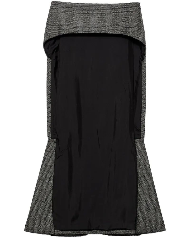 Prada Rock mit Prince of Wales-Karo - Grau Grau