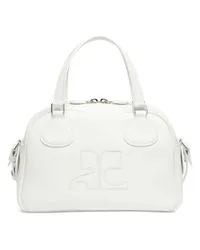 Courrèges Reedition Bowlingtasche Weiß