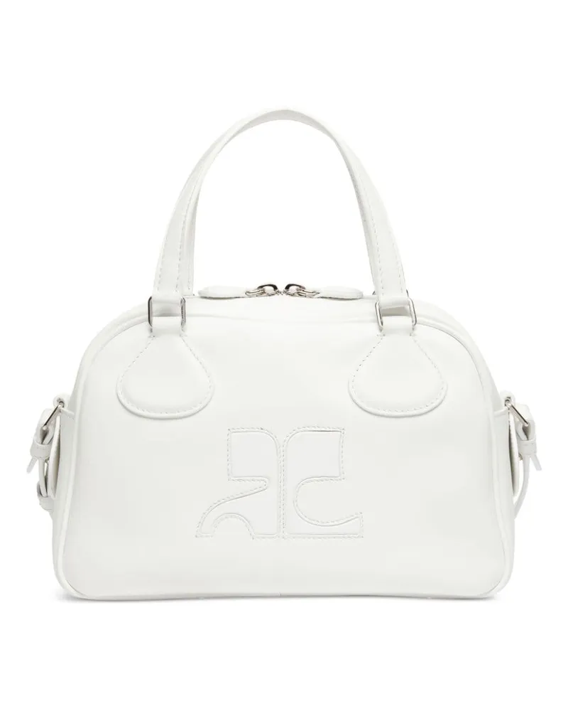 Courrèges Reedition Bowlingtasche - Weiß Weiß