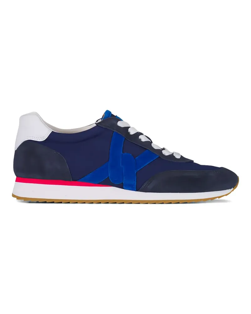 Veronica Beard suede lace-up trainers - Blau Blau