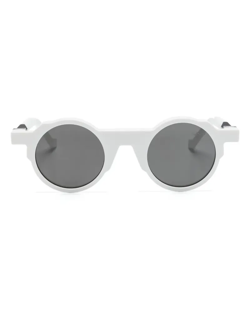 VAVA EYEWEAR Runde BL0002 Sonnenbrille - Weiß Weiß