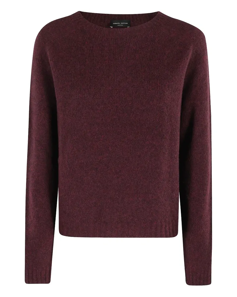 Roberto Collina Langärmeliger Pullover mit rundem Ausschnitt - Rot Rot
