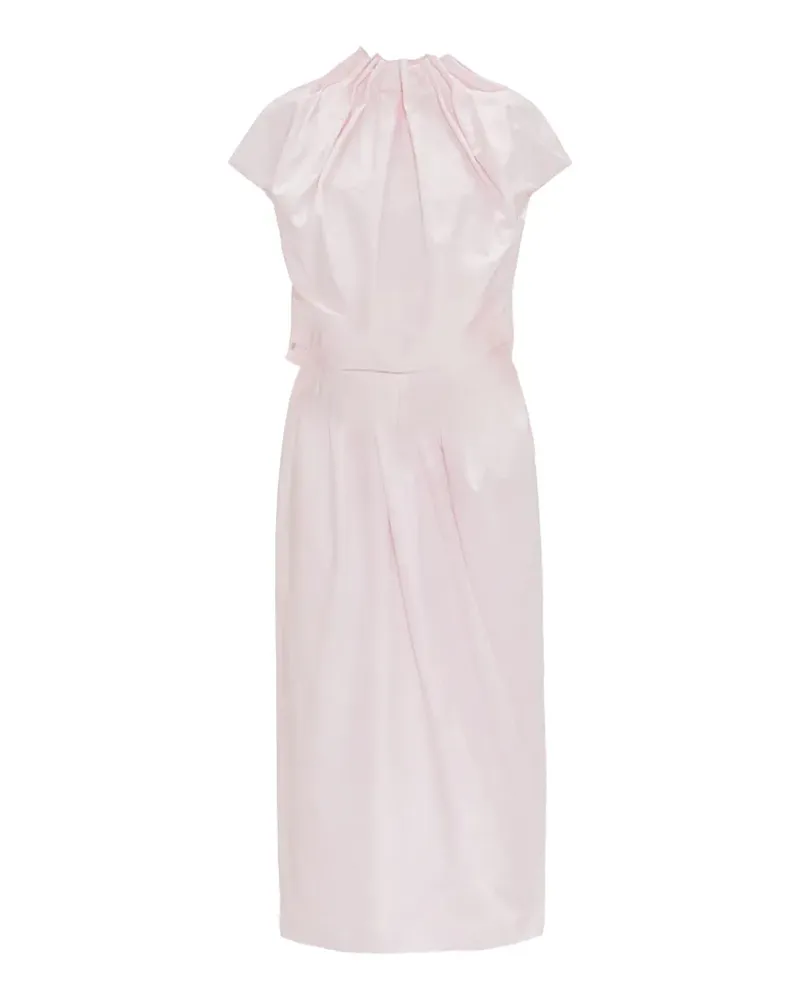 Simone Rocha pleated waist pencil skirt - Rosa Rosa