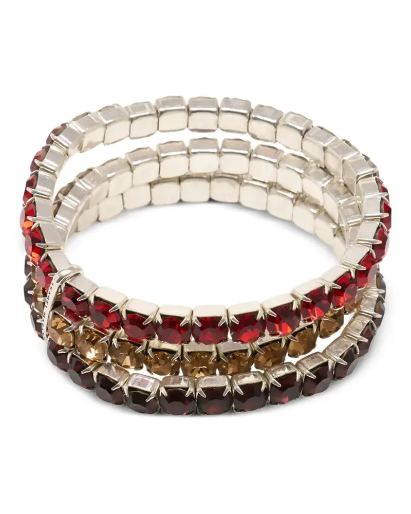 Isabel Marant crystal-embellished bracelet - Silber Silber