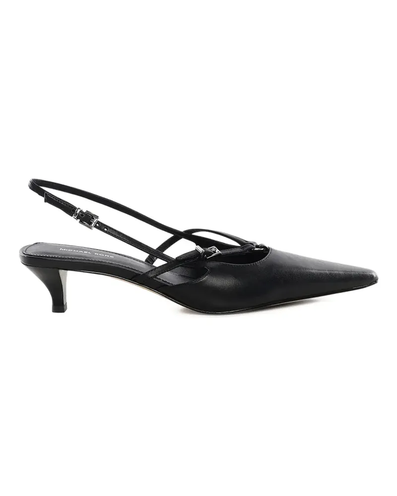 Michael Kors Selina slingback leather pumps - Schwarz Schwarz