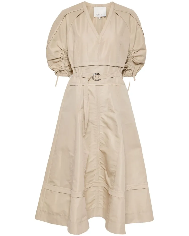 3.1 phillip lim Gerafftes Kleid - Nude Nude
